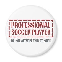 Professional Soccer Player magnets by 1000suns Professional Soccer Player magnets