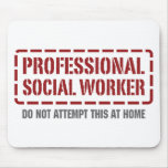 Professional Social Worker Mouse Mats