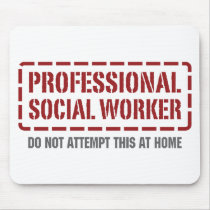 Professional Social Worker Mouse Mats
