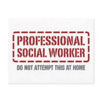 Professional Social Worker Postcards