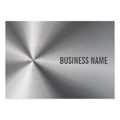 Professional Stainless Steel Metal Business Card (front side)