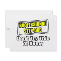 Professional Step-Dad...Joke invitations