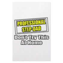 Professional Step-Dad...Joke stationery by Step_Dad_Shirts Professional Step-Dad...Joke stationery