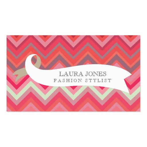 Professional Stylish Fashion Business Cards (front side)