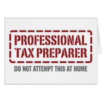 Professional Tax Preparer cards