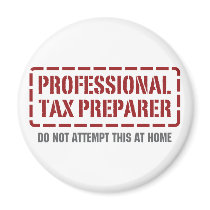 Professional Tax Preparer Magnet
