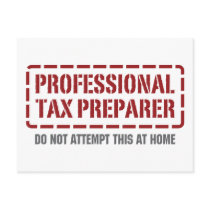 Professional Tax Preparer postcards