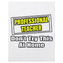 Professional Teacher...Don't Try This At Home flyers