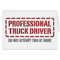 Professional Truck Driver cards