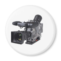 professional video camera refrigerator magnet