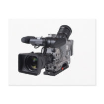 professional video camera postcards