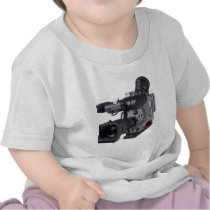 professional video camera tee shirt