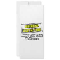 Professional Volleyball Coach...Joke rack cards by volleyballcoachgifts Professional Volleyball Coach...Joke rack cards