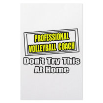 Professional Volleyball Coach...Joke stationery by volleyballcoachgifts Professional Volleyball Coach...Joke stationery