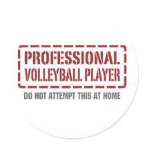 Professional Volleyball Player stickers by 1000suns Professional Volleyball Player stickers