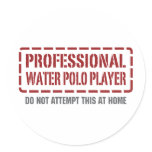 Professional Water Polo Player stickers