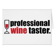 Professional Wine Taster Card