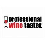 Professional Wine Taster Post Cards
