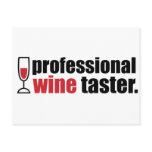 Professional Wine Taster postcards
