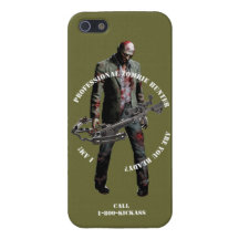 Professional Zombie Hunter Case For iPhone 5