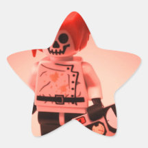 Professor Boom Custom Minifigure with Bomb Stickers