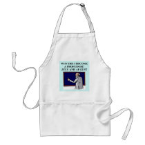 professor joke aprons