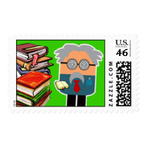 Professor Postage Stamp stamps