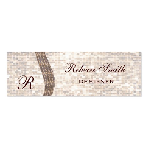 Proffesional elegant  monogram business card templates (front side)