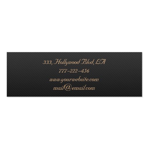 Proffesional elegant plain  monogram business card templates (back side)