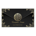Profile Business Sepia Black Velvet Look Business Card Templates
