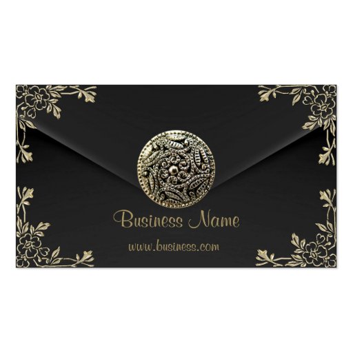 Profile Business Sepia Black Velvet Look Business Card Templates