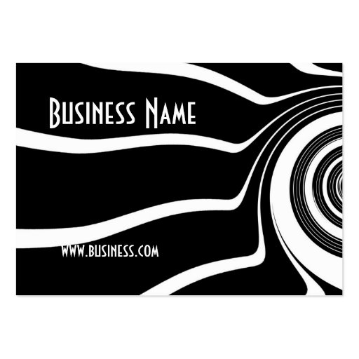 Profile Card Black & White Style Spin (1) Business Cards