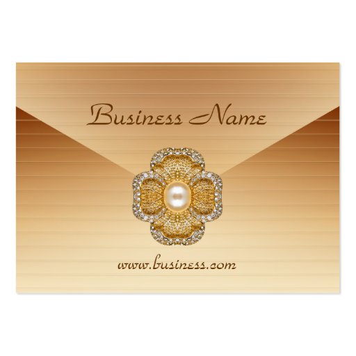 Profile Card Business Coffee Cream Jewel Business Card Template (front side)
