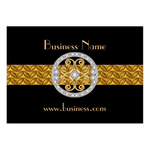 Profile Card Business Silver Gold Jewels (029002) Business Card