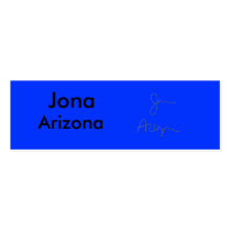 Profile Card-Jona Arizona business cards by jona_arizona Profile Card-Jona Arizona business cards