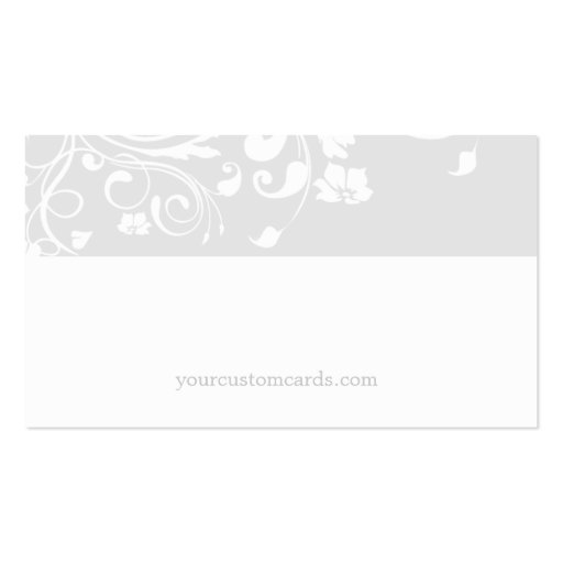 Profile Card -Pegasus Heart Business Card Template (back side)