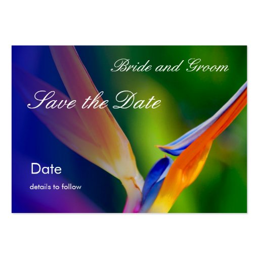 Profile Card_Save the Date Business Card Template (front side)