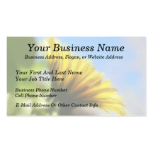 Profile - Golden Dandelion Business Card Templates