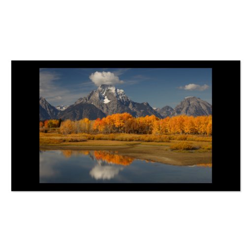profile or business card, oxbow bend (back side)