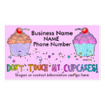 Profile or Business Cards Don't Touch My CUPCAKES!