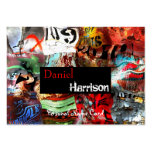 Profile Personal Name Card Urban Grunge Abstract Business Card