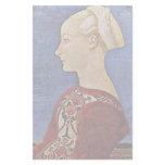 Profile Portrait Of A Young Woman Stationery Paper