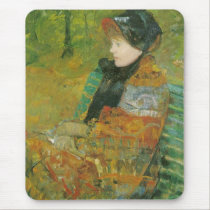 Profile Portrait of Lydia Cassatt, Mary Cassatt mousepads