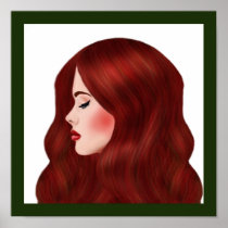 Profile Portrait Posters