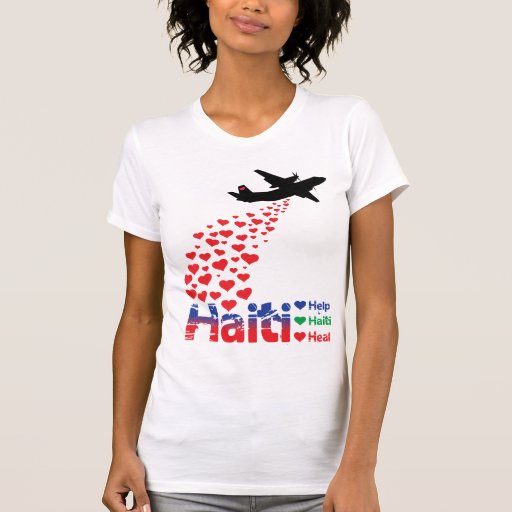 Profit to Unicef - Haiti Air Drop - Destroyed   T-shirts