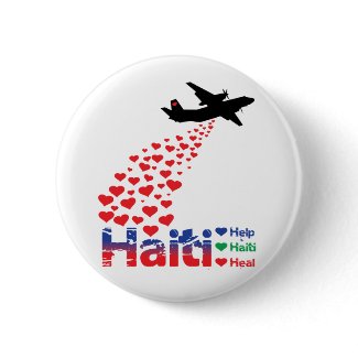 Profit to Unicef - Haiti Air Drop - Round Button button
