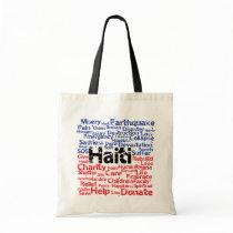 Profits to Unicef - Haiti Tags Canvas Bag