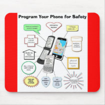 Program Cell Phone for Safety mousepads