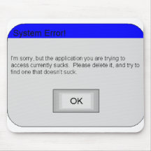 Program Sucks Mouse Mat