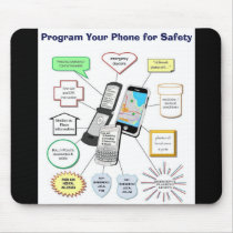 Programmed Phone for Safety mousepads